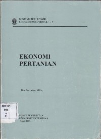 Ekonomi Pertanian