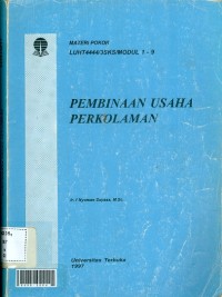 Materi pokok pembinaan usaha perkolaman