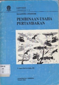 Materi pokok pembinaan usaha pertambakan