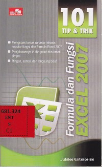 101 trip & trik formula dan fungsi excel 2007