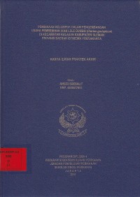 Pembinaan Kelompok Dalam Pengembangan Usaha Pembenihan Ikan Lele Dumbo (Clarias gariepinus) Di Kecamatan Kalasan Kabupaten Sleman Provinsi Daerah Istimewa Yogyakarta