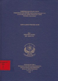 Pemberdayaan Palaku Usaha Pembenihan Ikan Gurame (Osphronemus gouramy Lac.) Di Kecamatan Ciamis Kabupaten Ciamis Provinsi Jawa Barat