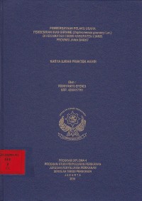 Pemberdayaan Palaku Usaha Pembenihan Ikan Gurame (Osphronemus gouramy Lac.) Di Kecamatan Ciamis Kabupaten Ciamis Provinsi Jawa Barat