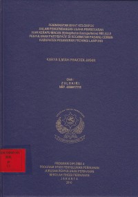 Peningkatan Minat Kelompok Dalam Pengembangan Usaha Pembesaran Ikan Kerapu Macan (Epinephelus fuscoguttatus) Melalui Penyuluhan Partisipatif Di Kecamatan Padang Cermin Kabupaten Pesawaran Provinsi Lampung