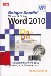 Belajar sendiri microsoft office word 2010