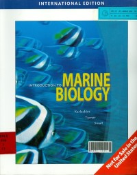 Introduction to marine biology