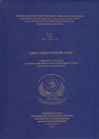 Peningkatan kompetisi pembudidaya pada usaha pembesran ikan kerapu macan (epinephelus fuscoguttatus) skla kecil dikecamatan bintan timur kabupaten bintan provinsi kepulauan riau