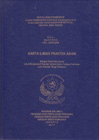 Penyuluhan intensifikasi usaha pembesaran ikan lele (clarias gariepinus) dikecamatan teros kabupaten boyolali provinsi jawa tengah