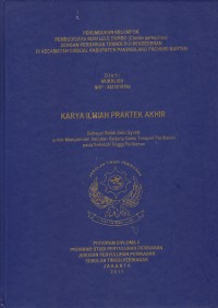 Penumbuhan kelompok pembudidaya ikan lele dumbo (clarias gariepinus) dnegan perbaikan teknologi pendederan dikecamatan cikendal kabupaten pandeglang provinsi banten