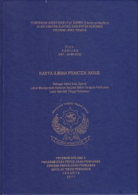 Pembinaan usaha ikan lele dumbo (clarias gariepinus) dikecamatan klirong kabupaten kebumen provinsi jawa tengah