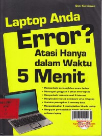 Laptop anda error?atasi hanya dalam waktu 5 menit