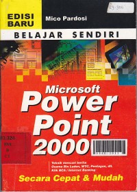 Belajar sendiri microsoft power point 2000