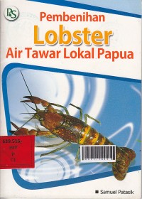 Pembenihan lobster air tawar lokal papua