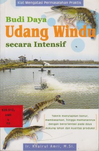 Budidaya udang windu secara intensif