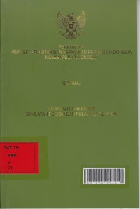 Peraturan menteri kelautan dan perikanan republik indonesia nomor per.17/men/2008 tentang kawasan konservasi diwilayah pesisir dan pulau-pulai kecil