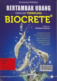 Bertambak udang dengan teknologi biocrete