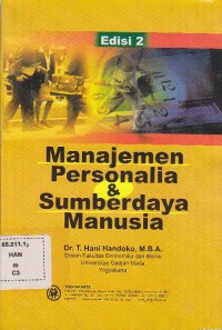 Manajemen personalia & sumberdaya manusia