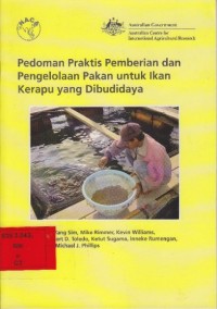 Pedoman praktis pemberian dan pengelolaan pakan untuk ikan kerapu yang dibudidaya