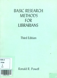 Basic Research methods for librarians