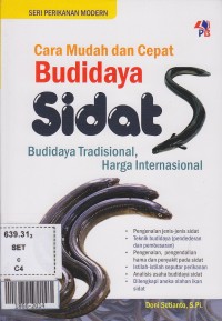 Cara mudah dan cepat budidaya sidat : budidaya tradisional harga internasional