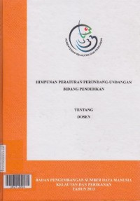 Himpunan peraturan perundang-undangan bidang pendidikan