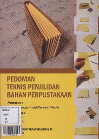 Pedoman teknis penjilidan bahan perpustakaan