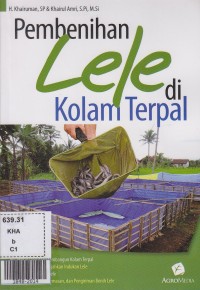 Pembenihan lele di kolam terpal