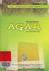 Pengolahan agar dari gracilaria sp