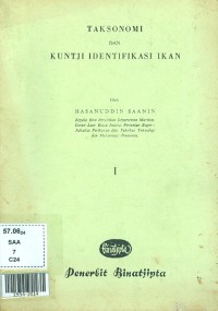 Taksonomi dan Kuntji Identifikasi Ikan