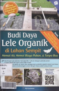 Budidaya lele organik di lahan sempit