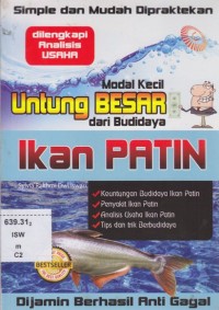 Modal kecil untung besar dari budidaya ikan patin
