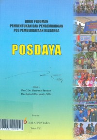 Buku pedoman pembentukan dan pengembangan pos pemberdayaan keluarga POSDAYA