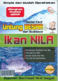 Modal kecil untung besar dari budidaya Ikan nila