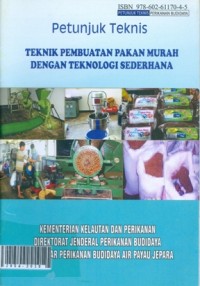 Teknik pembuatan pakan murah dengan teknologi sederhana