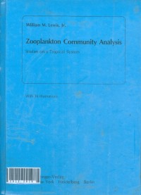 Zooplankton community analysis