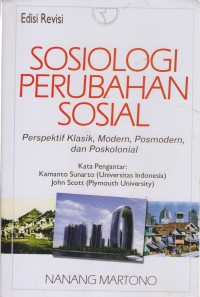 Sosiologi Perubahan Sosial