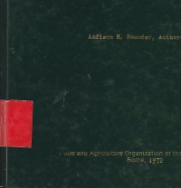 Agricultural extension : A refence manual / Burton E. Sweanson