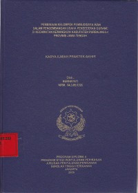 Pembinaan Kelompok Pembudidaya Ikan dalam Pengembangan Usaha Pendederan Gurame di Kec. Kemangkon Kab. Purbalingga Prop. Jawa Tengah