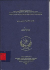 Pengembangan Usaha Pendederan Kerapu Lumpur Melalui Kegiatan Penyuluhan di Kec. Syamtalira Bayu Kab. Aceh Utara Prop. Nanggroe Aceh Darussalam