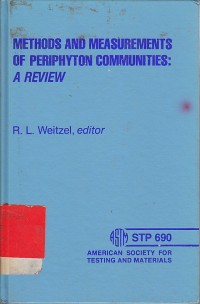 Metods And Measurements Of Periphyton Communities