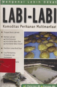 Labi-labi : komoditas perikanan multi manfaat