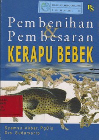 Pembenihan & pembesaran kerapu bebek